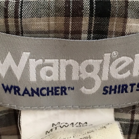 Men’s Wrangler Rancher Western Shirt Pearl Snap - Picture 3 of 8